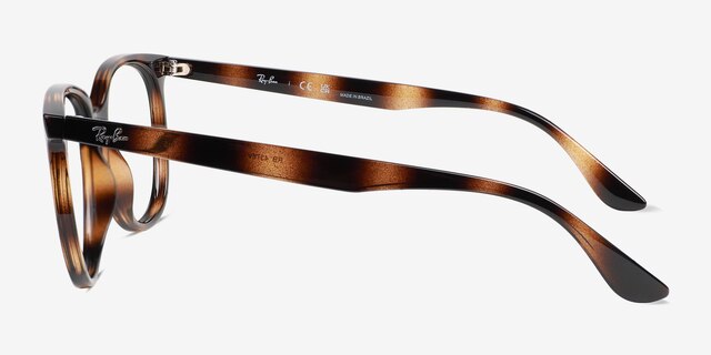 Ray-Ban RB4378V Tortoise PlasticEyeglass Frames from EyeBuyDirect, Side View