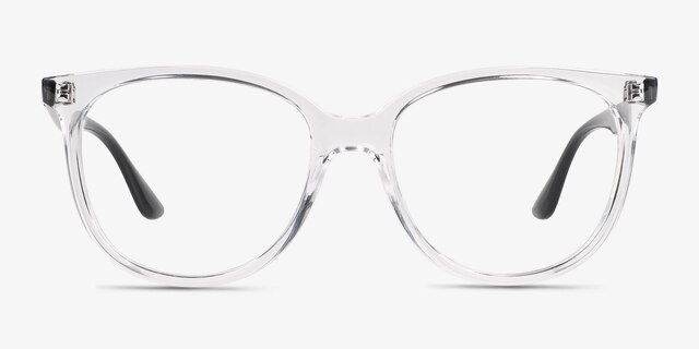 Ray-Ban RB4378V Transparent PlastiqueMontures de lunettes de vue d'EyeBuyDirect, Vue de Face