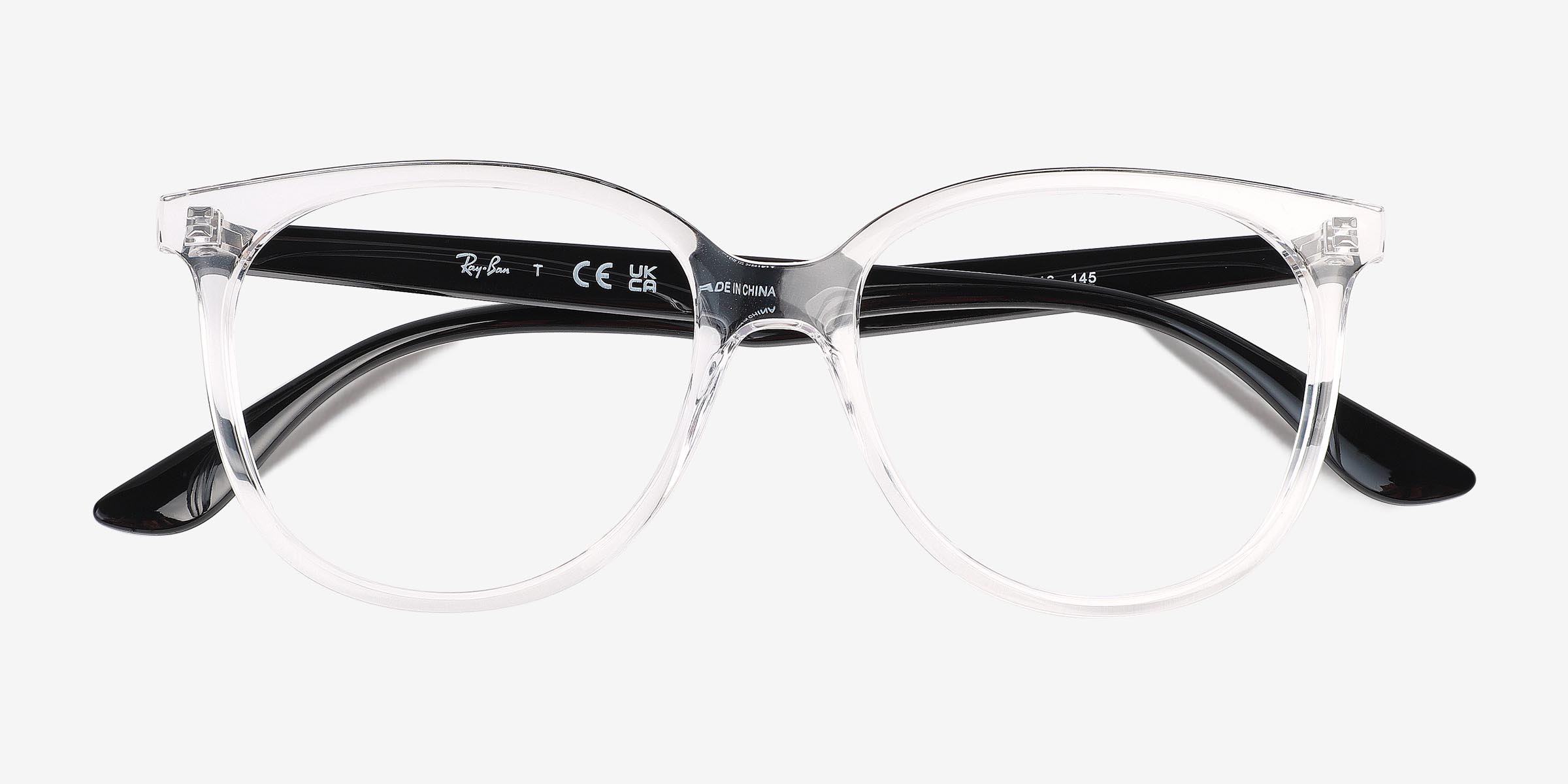 RayBan RB4378V Round Transparent Frame Eyeglasses Eyebuydirect Canada