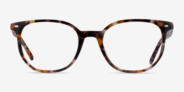 Ray-Ban RB5397 Elliot Brown Gray Tortoise AcetateEyeglass Frames from EyeBuyDirect, Front View
