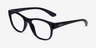 Ray-Ban RB7191 Black PlasticEyeglass Frames from EyeBuyDirect, Angle View