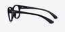 Ray-Ban RB7191 Black PlasticEyeglass Frames from EyeBuyDirect, Side View