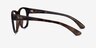 Ray-Ban RB7191 Tortoise PlasticEyeglass Frames from EyeBuyDirect, Side View