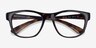 Ray-Ban RB7191 Tortoise PlasticEyeglass Frames from EyeBuyDirect, Closed View