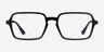 Ray-Ban RB7198 Black PlasticEyeglass Frames from EyeBuyDirect, Front View