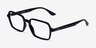Ray-Ban RB7198 Black PlasticEyeglass Frames from EyeBuyDirect, Angle View