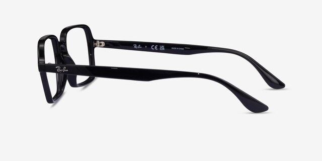 Ray-Ban RB7198 Black PlasticEyeglass Frames from EyeBuyDirect, Side View