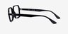 Ray-Ban RB7198 Black PlasticEyeglass Frames from EyeBuyDirect, Side View