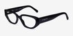 Vogue Eyewear VO5439 Black AcetateEyeglass Frames from EyeBuyDirect, Angle View
