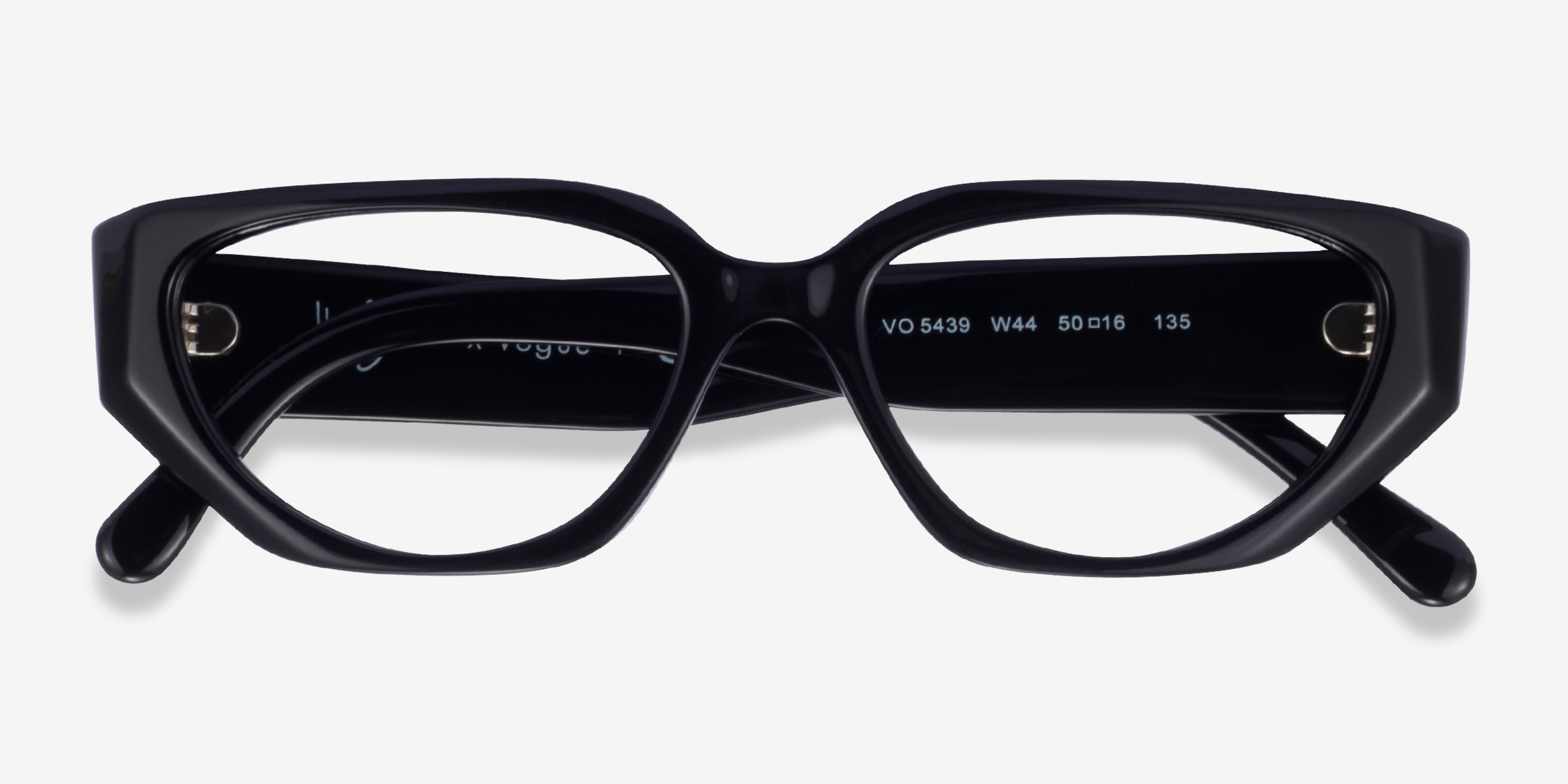 Vogue Eyewear VO5439 - Geometric Black Frame Eyeglasses | Eyebuydirect