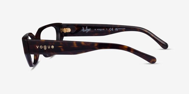 Vogue Eyewear VO5439 Dark Tortoise AcetateEyeglass Frames from EyeBuyDirect, Side View