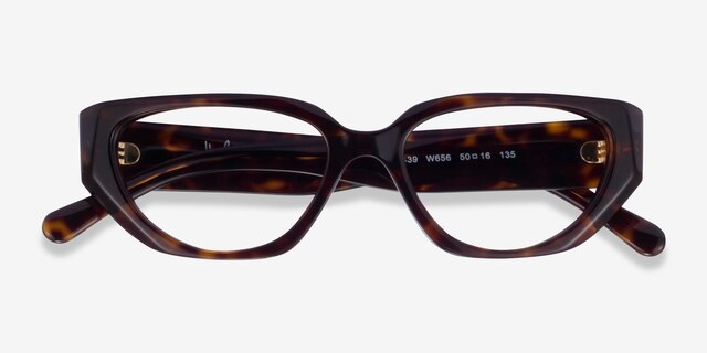 Vogue Eyewear VO5439 Dark Tortoise AcetateEyeglass Frames from EyeBuyDirect, Closed View