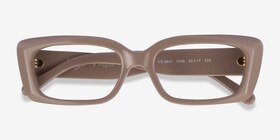 Vogue Eyewear VO5441 Full Beige Acétate Montures de lunettes de vue d'EyeBuyDirect, Vue Rapprochée