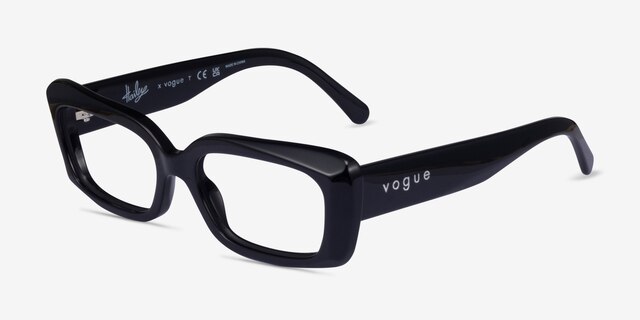 Vogue Eyewear VO5441 Black AcetateEyeglass Frames from EyeBuyDirect, Angle View