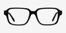 ARNETTE AN7211 POLL-OCK Black AcetateEyeglass Frames from EyeBuyDirect, Front View