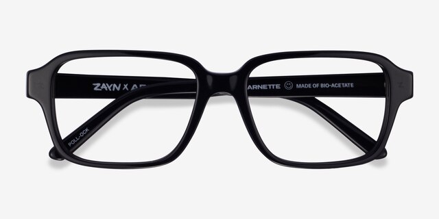 ARNETTE AN7211 POLL-OCK Black AcetateEyeglass Frames from EyeBuyDirect, Closed View