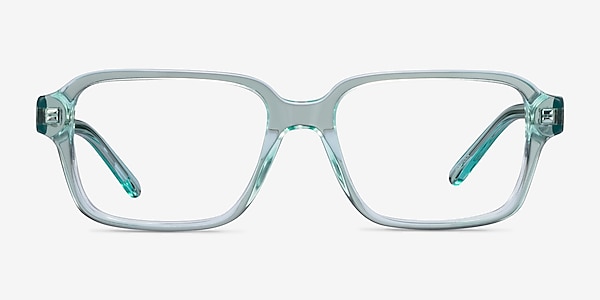 ARNETTE AN7211 POLL-OCK Clear Green Acetate Eyeglass Frames