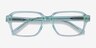 ARNETTE AN7211 POLL-OCK Clear Green AcetateEyeglass Frames from EyeBuyDirect, Closed View