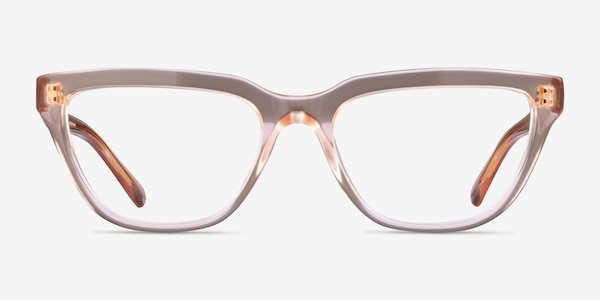 Vogue Eyewear VO5443 - Cat Eye Light Peach Frame Glasses For Women ...