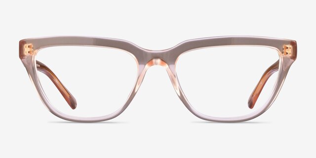 Vogue Eyewear VO5443 Light Peach AcetateEyeglass Frames from EyeBuyDirect, Front View