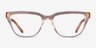 Vogue Eyewear VO5443 Light Peach AcetateEyeglass Frames from EyeBuyDirect, Front View