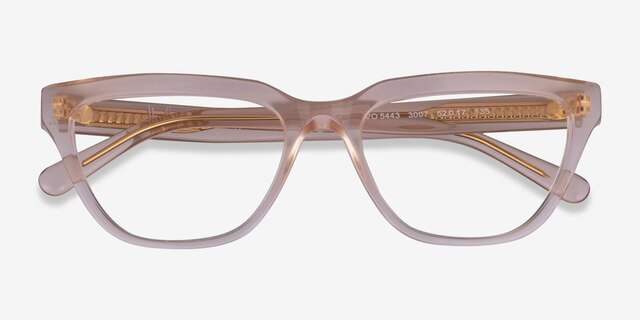 Vogue Eyewear VO5443 Light Peach AcetateEyeglass Frames from EyeBuyDirect, Closed View