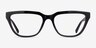 Vogue Eyewear VO5443 Black AcetateEyeglass Frames from EyeBuyDirect, Front View