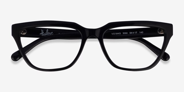 Vogue Eyewear VO5443 Black AcetateEyeglass Frames from EyeBuyDirect, Closed View