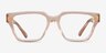 Vogue Eyewear VO5511 Light Peach AcetateEyeglass Frames from EyeBuyDirect, Front View
