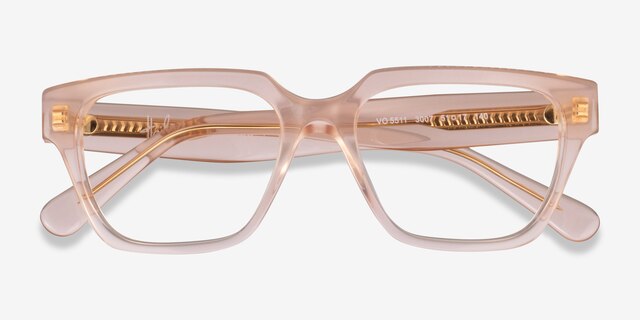 Vogue Eyewear VO5511 Light Peach AcetateEyeglass Frames from EyeBuyDirect, Closed View