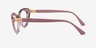 Vogue Eyewear VO5478B Transparent Pink PlasticEyeglass Frames from EyeBuyDirect, Side View