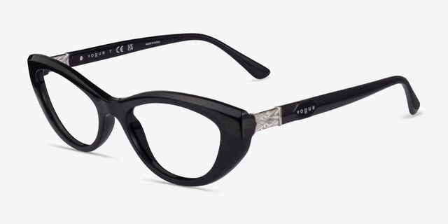 Vogue Eyewear VO5478B Black PlasticEyeglass Frames from EyeBuyDirect, Angle View