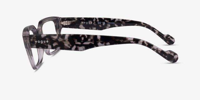 Vogue Eyewear VO5491 Transparent Gray AcetateEyeglass Frames from EyeBuyDirect, Side View