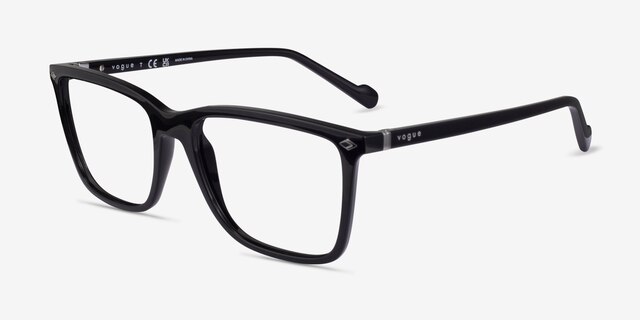 Vogue Eyewear VO5492 Black PlasticEyeglass Frames from EyeBuyDirect, Angle View