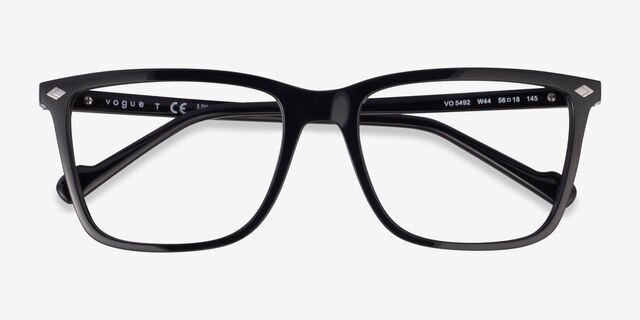 Vogue Eyewear VO5492 Black PlasticEyeglass Frames from EyeBuyDirect, Closed View