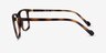 Vogue Eyewear VO5492 Dark Tortoise PlasticEyeglass Frames from EyeBuyDirect, Side View