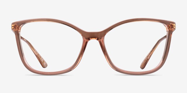 Vogue Eyewear VO5334 Pink Transparent PlasticEyeglass Frames from EyeBuyDirect, Front View