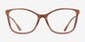 Vogue Eyewear VO5334 Pink Transparent PlasticEyeglass Frames from EyeBuyDirect, Front View