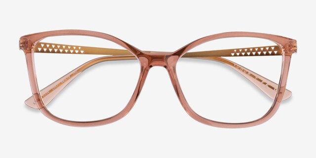 Vogue Eyewear VO5334 Pink Transparent PlasticEyeglass Frames from EyeBuyDirect, Closed View