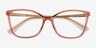 Vogue Eyewear VO5334 Pink Transparent PlasticEyeglass Frames from EyeBuyDirect, Closed View