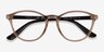 Vogue Eyewear VO5372 Transparent Brown PlasticEyeglass Frames from EyeBuyDirect, Closed View