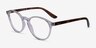 Vogue Eyewear VO5372 Clear PlasticEyeglass Frames from EyeBuyDirect, Angle View