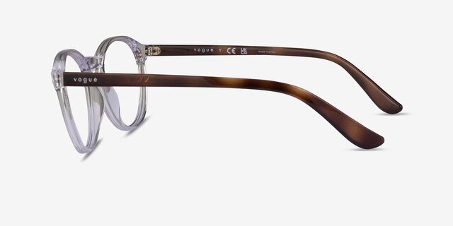 Vogue Eyewear VO5372 Clear PlasticEyeglass Frames from EyeBuyDirect, Side View