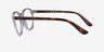 Vogue Eyewear VO5372 Clear PlasticEyeglass Frames from EyeBuyDirect, Side View