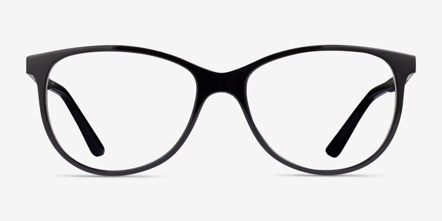 Vogue Eyewear VO5030 Transparent Black PlasticEyeglass Frames from EyeBuyDirect, Front View