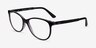 Vogue Eyewear VO5030 Transparent Black PlasticEyeglass Frames from EyeBuyDirect, Angle View