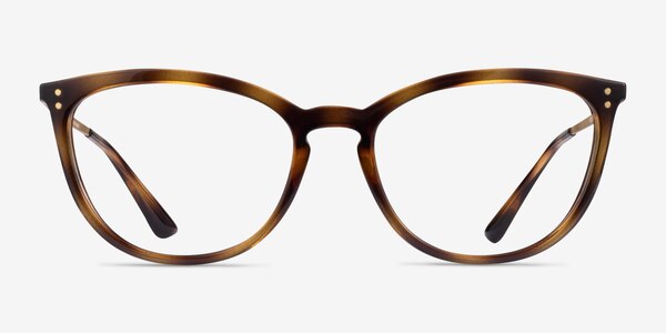 Vogue Eyewear VO5276 - Cat Eye Dark Tortoise Frame Glasses For Women ...