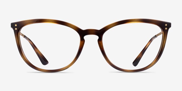 Vogue Eyewear VO5276 Dark Tortoise PlasticEyeglass Frames from EyeBuyDirect, Front View