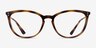 Vogue Eyewear VO5276 Dark Tortoise PlasticEyeglass Frames from EyeBuyDirect, Front View