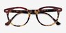 Ray-Ban RB5598 Yellow Tortoise AcetateEyeglass Frames from EyeBuyDirect, Closed View